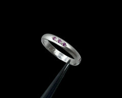 ATHENA RING WHITE GOLD AND RUBY