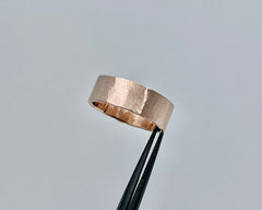 ZEUS RING ROSE GOLD 7MM WIDE
