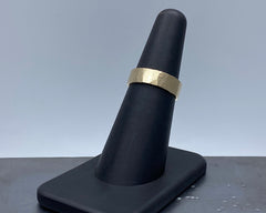 ZEUS RING YELLOW GOLD 5MM WIDE
