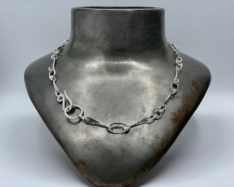 Salonique link necklace Sterling Silver