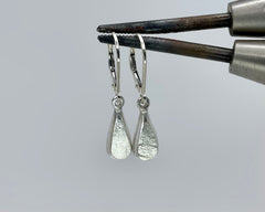 Drop earrings sterling silver