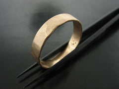 Zeus Ring Yellow Gold  5mm wide
