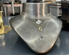 AURELIA PORTAL NECKLACE WHITE GOLD