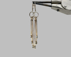 WHITE DREAM EARRINGS YELLOW GOLD AND WHITE DIAMONDS