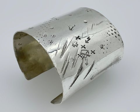 FREE STYLE CUFF STERLING SILVER