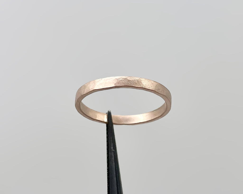 ZEUS RING ROSE GOLD 2mm WIDE