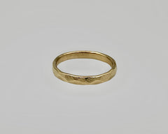 ZEUS RING YELLOW GOLD 2mm WIDE