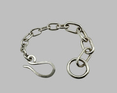 ASCENDING LINK BRACELET STERLING SILVER