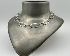 JOLIE LINK NECKLACE 3/14 STERLING SILVER