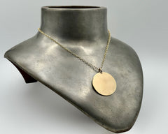 MEGA COIN NECKLACE YELLOW GOLD