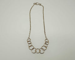 ARTA ROUND LINK NECKLACE YELLOW GOLD