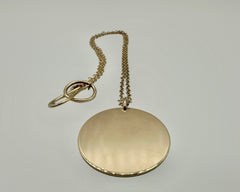 MEGA COIN NECKLACE YELLOW GOLD