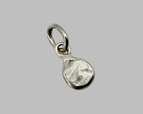 FREE FORM DROP CHARM STERLING SILVER