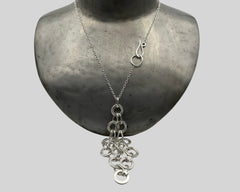 CHAINMAIL ID NECKLACE STERLING SILVER