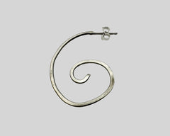 GALAXY COIL EARRING STERLING SILVER