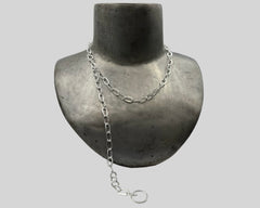 JOLIE 7/16 LINK NECKLACE STERLING SILVER