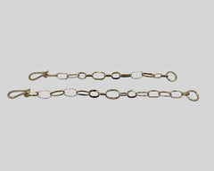 MIXED LINK BRACELET 18/16/12 YELLOW GOLD