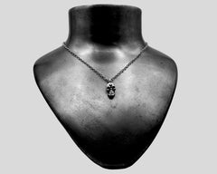 SKULL CHARM STERLING SILVER