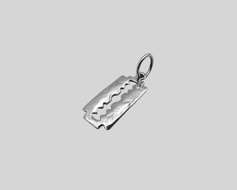 RAZOR CHARM STERLING SILVER