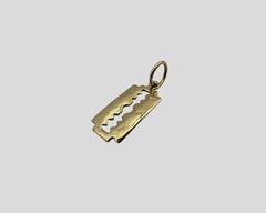 RAZOR CHARM YELLOW GOLD