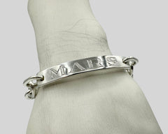 ID BRACELET 6/10 STERLING SILVER