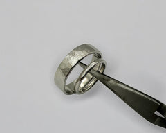 ZEUS RING PLATINUM 5MM WIDE
