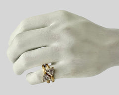 BEATRICE'S ENGAGEMENT RING YELLOW GOLD AND DIAMOND