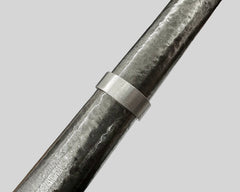 JIOU RING PLATINUM 7MM WIDE