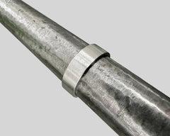 JIOU WEDDING BAND PLATINUM 6MM WIDE