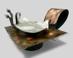 OBJECT FOR KEEPING ROSE BRONZE