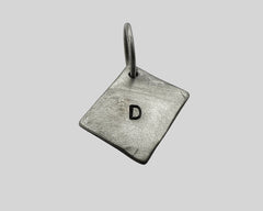 LETTER CHARM STERLING SILVER