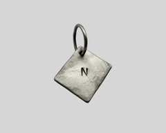 LETTER CHARM STERLING SILVER