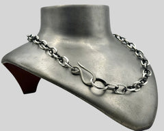 JOLIE LINK 10/1 NECKLACE STERLING SILVER