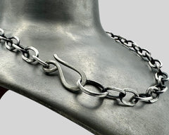 JOLIE LINK 10/1 NECKLACE STERLING SILVER