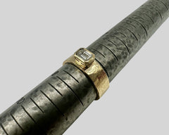 MEREDITH'S RING YELLOW GOLD AND WHITE DIAMOND