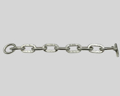 Pitbull Link Bracelet Sterling Siver