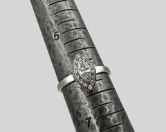 MILA'S RING WHITE GOLD AND WHITE DIAMONDS