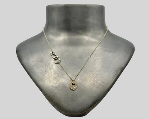 AURELIA PORTAL NECKLACE WHITE GOLD