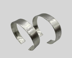 FORGED CUFF 1/2" STERLING SILVER