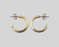 AETHERA HOOPS YELLOW GOLD