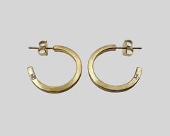 AETHERA HOOPS YELLOW GOLD