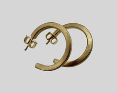 AETHERA HOOPS YELLOW GOLD