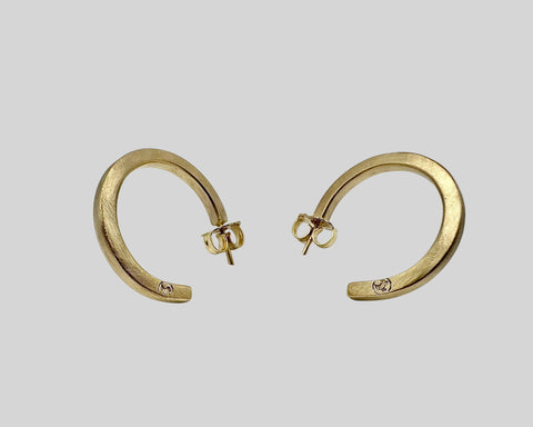 AETHERA HOOPS YELLOW GOLD