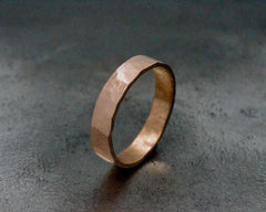 ZEUS RING  ROSE GOLD 4mm WIDE