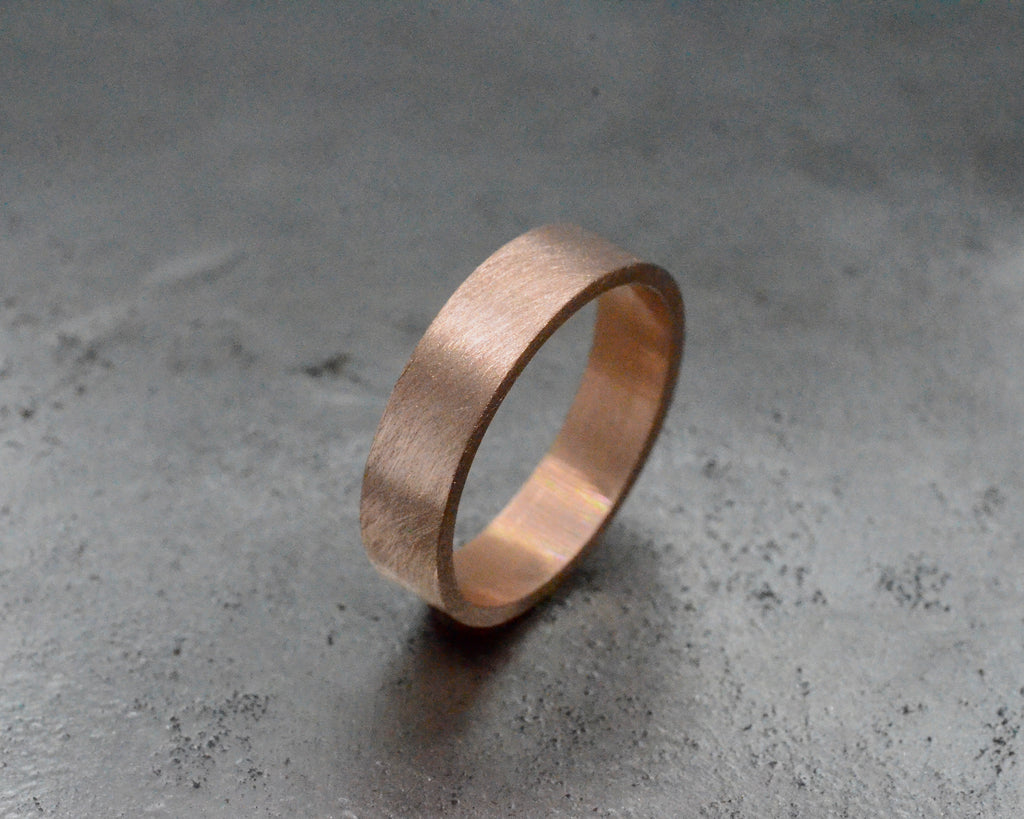 DIGBY'S RING ROSE GOLD 5mm WIDE
