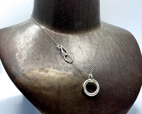 Circle of Life Necklace Sterling Silver