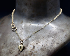 Heart Necklace- Yellow Gold