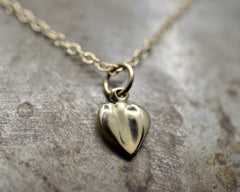 Heart Necklace- Yellow Gold