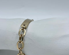 ID BRACELET #6/14 YELLOW GOLD