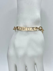 ID BRACELET #6/14 YELLOW GOLD